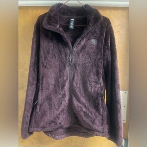 The North Face Women's mauve plush Osito medium full zip